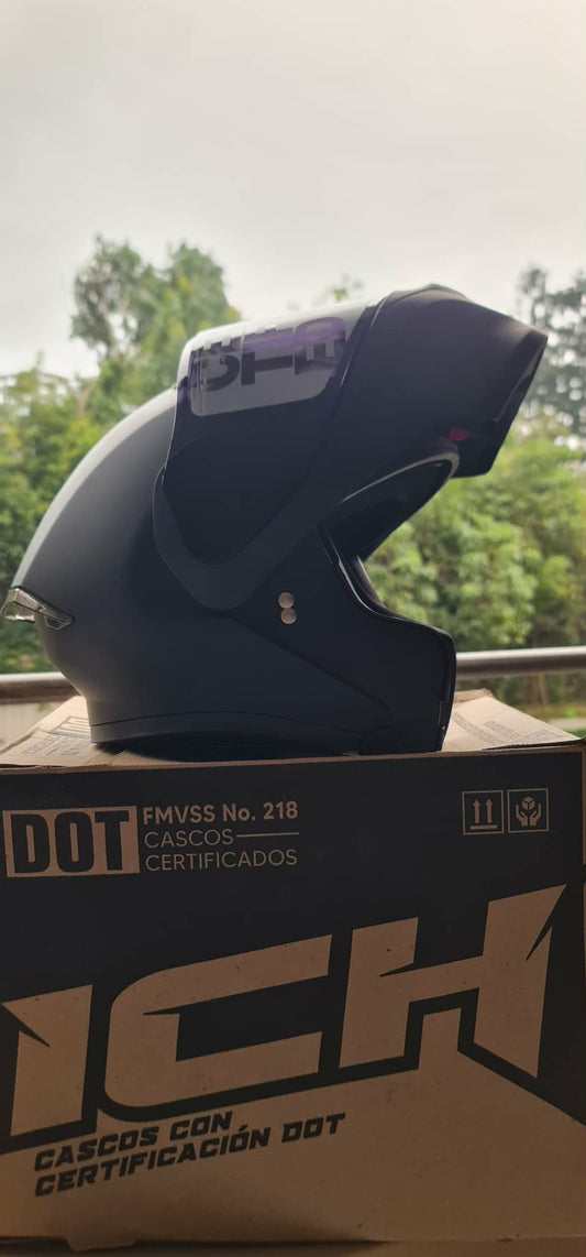Casco Abatible ICH 3120 — Negro Mate