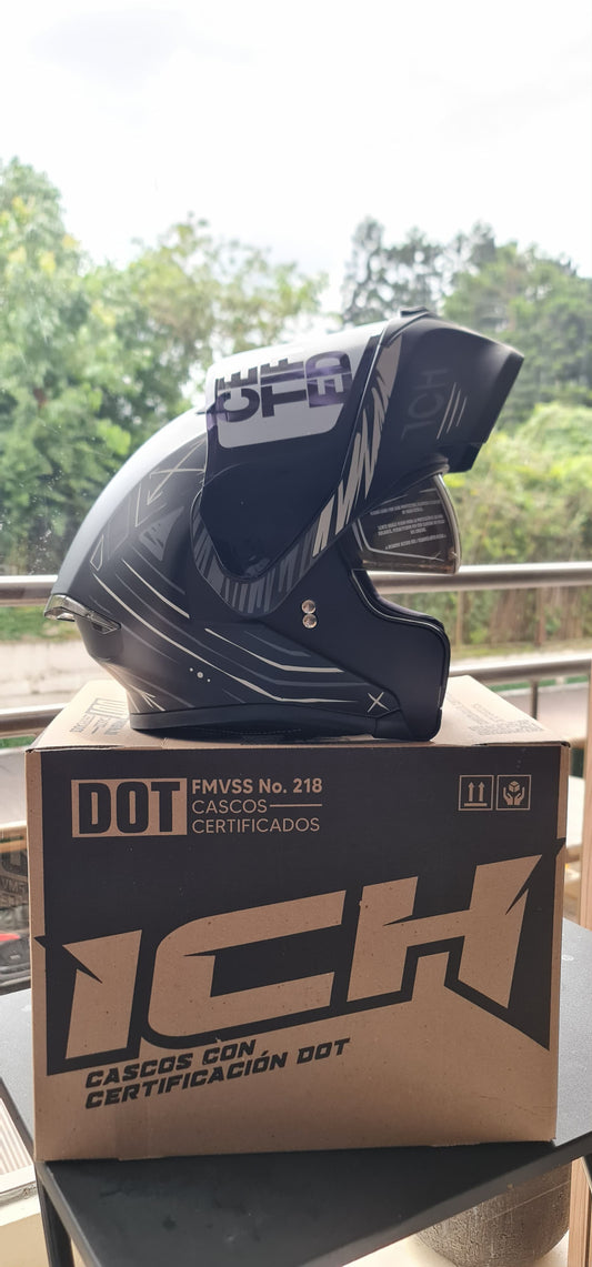 Casco Abatible ICH 3120 — Blanco Reik