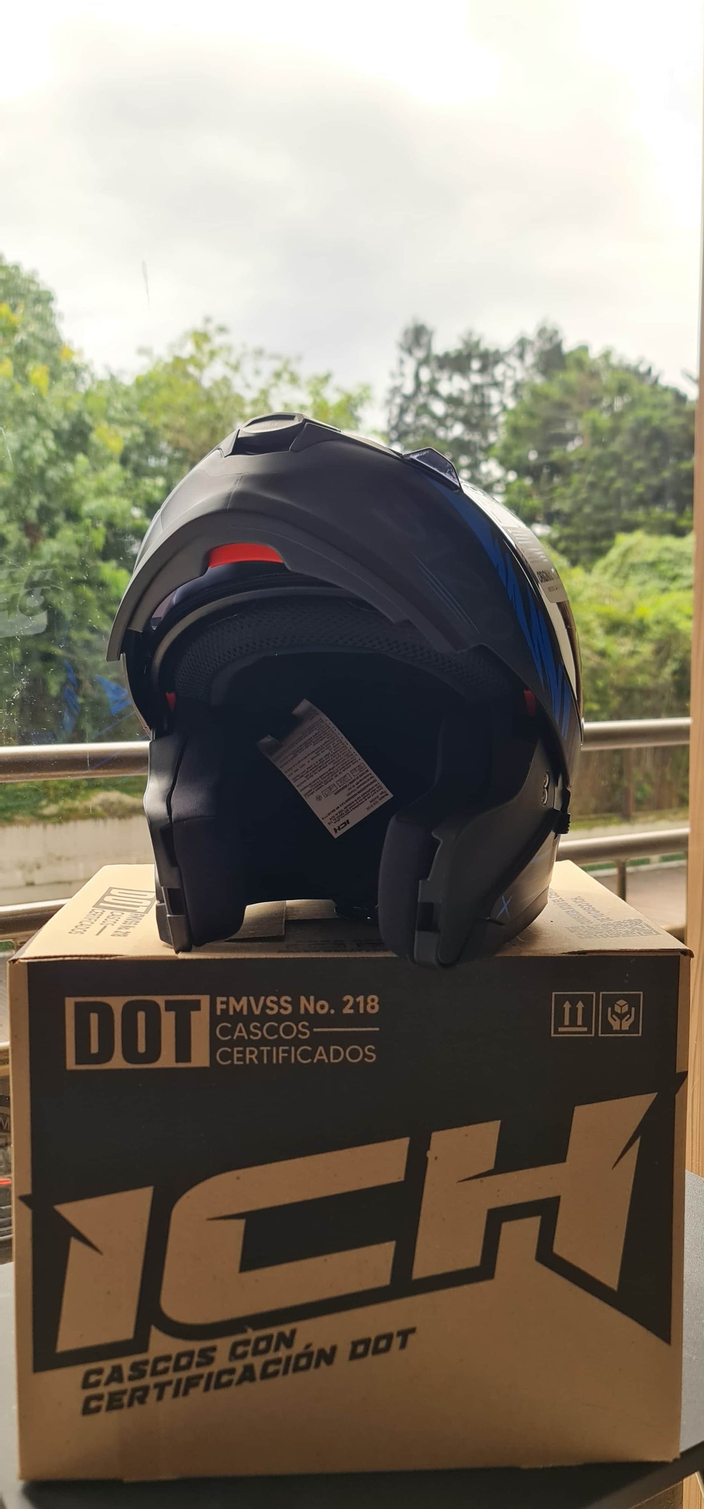 Casco Abatible ICH 3120 — Azul Reik
