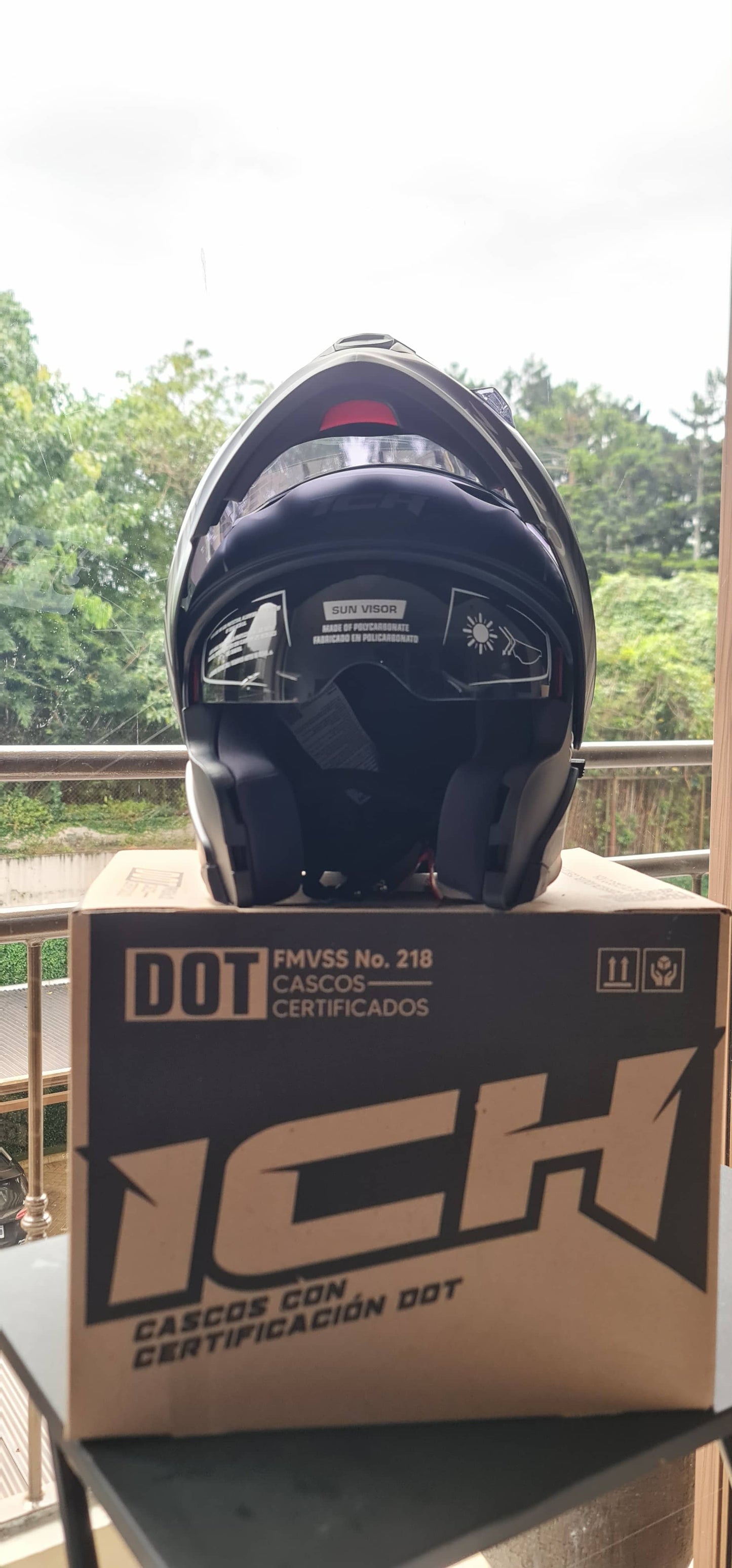 Casco Abatible ICH 3120 — Blanco Reik