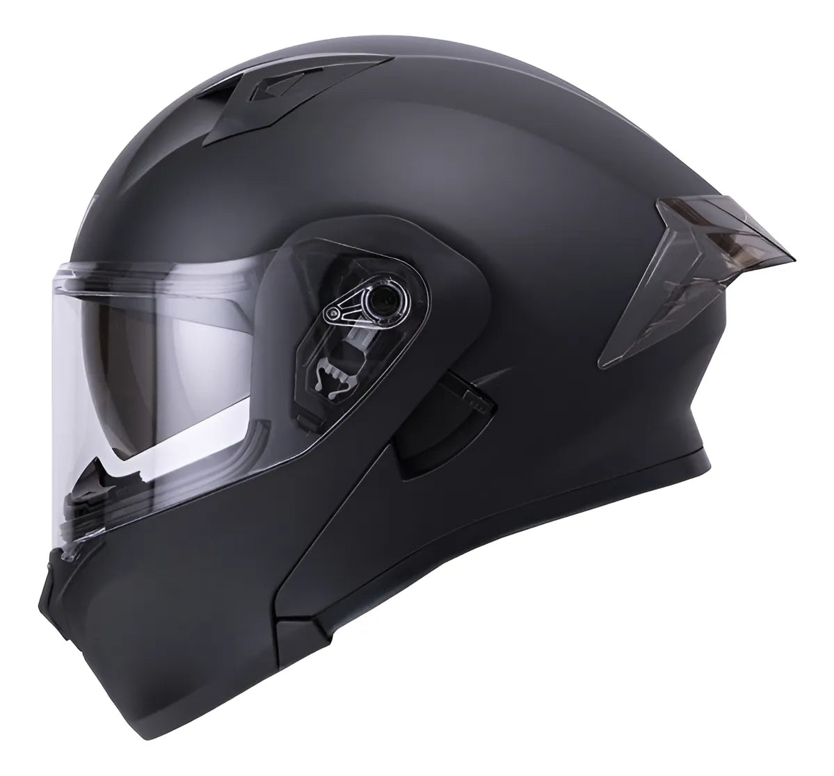 Casco Abatible ICH 3120 — Negro Brillante