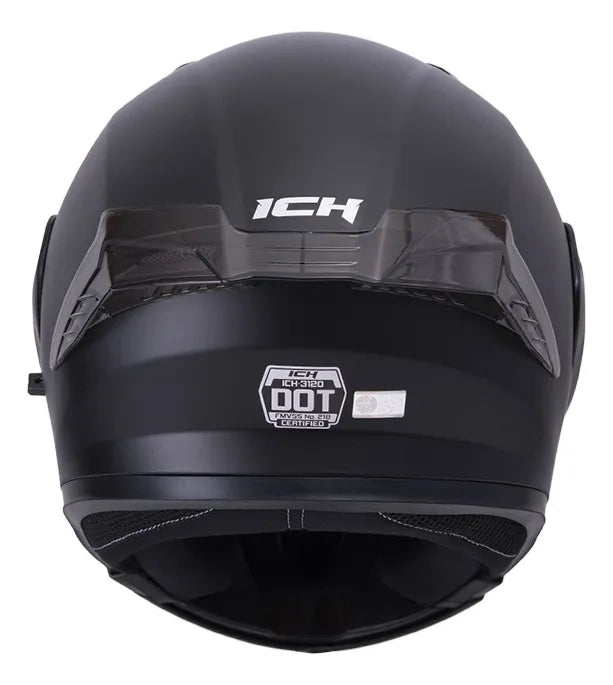 Casco Abatible ICH 3120 — Negro Brillante