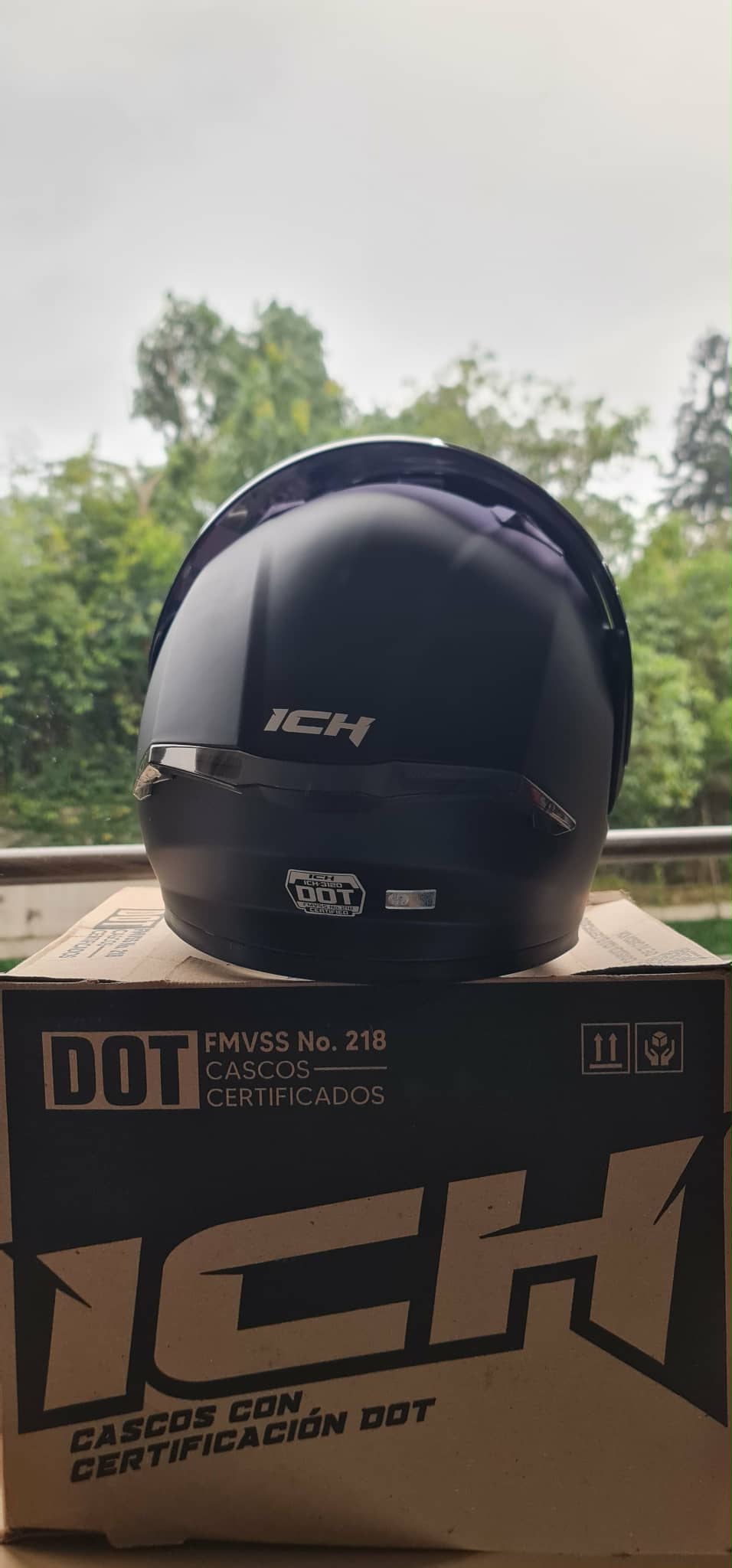 Casco Abatible ICH 3120 — Negro Mate