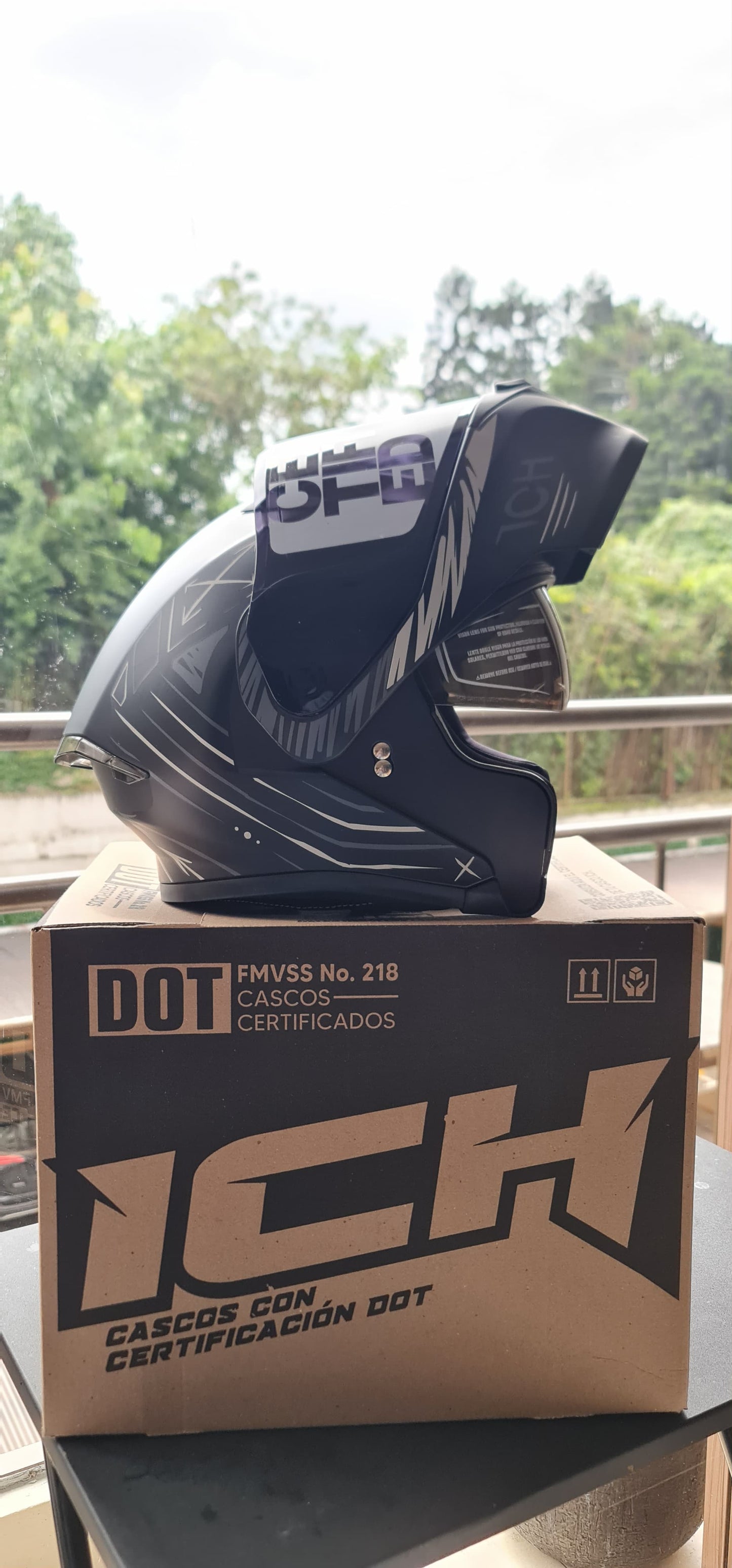 Casco Abatible ICH 3120 — Blanco Reik